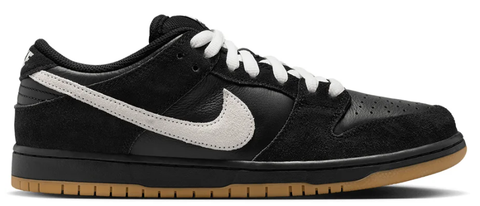 Nike SB Dunk Low Pro / Black / White / Gum / Light Brown