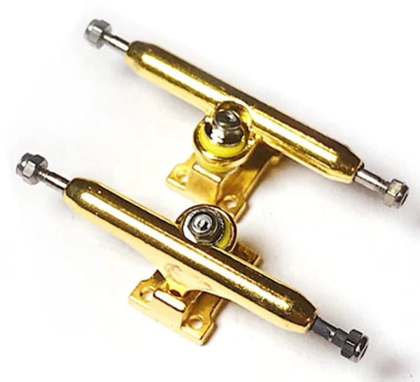 Rebel Fingerboard Trucks Gold 34mm