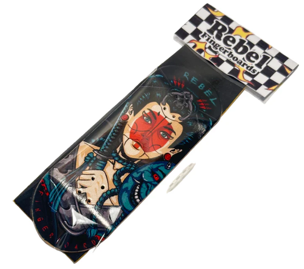 Rebel Fingerboard Lady Samurai Deck 34mm