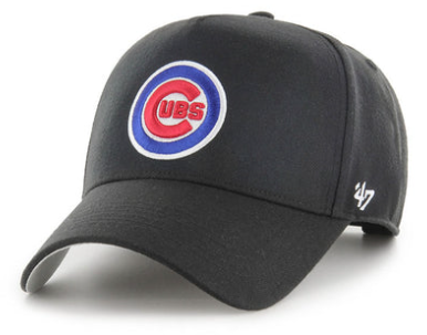 47 Brand Chicago Cubs Snapback Hat / Black