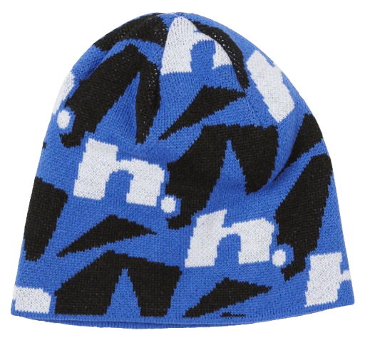 Huf H Star Repeat Skull Beanie / Royal Blue