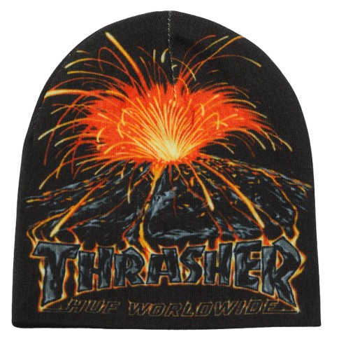 Huf x Thrasher Meltdown Reversible Beanie