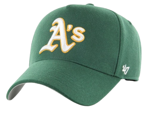 47 Brand Oakland Athletics Snapback Hat / Dark Green
