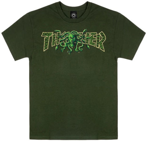 Thrasher Medusa Tee / Forest Green