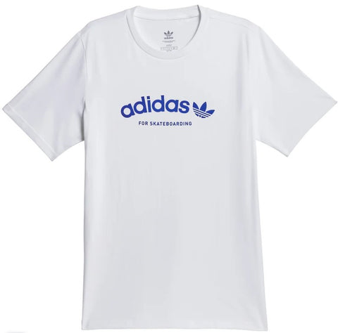 Adidas 4.0 Arched Tee / White / Royal Blue