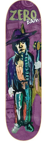 Zero Bam Music Man Skateboard Deck 8.25”