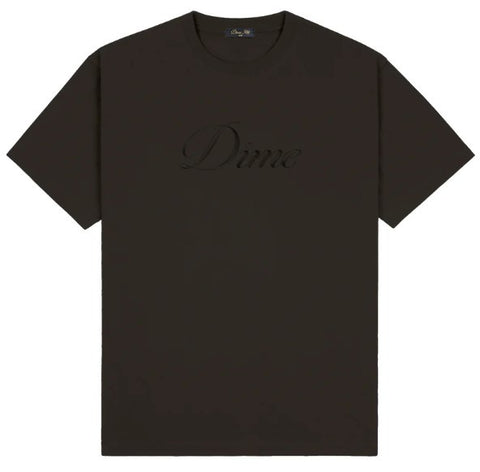 Dime Cursive Tee /  Vintage Black
