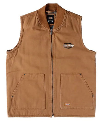 Dickies x Thrasher Vest / Brown Duck