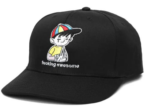 Fucking Awesome Wanto Kid 6 Panel Hat / Black