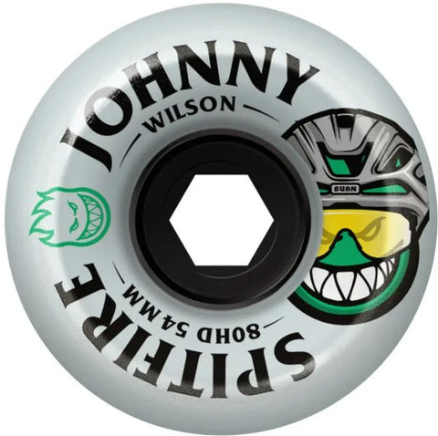 Spitfire 80HD Johnny Wilson Burn Conical Full Squad Wheels 54mm
