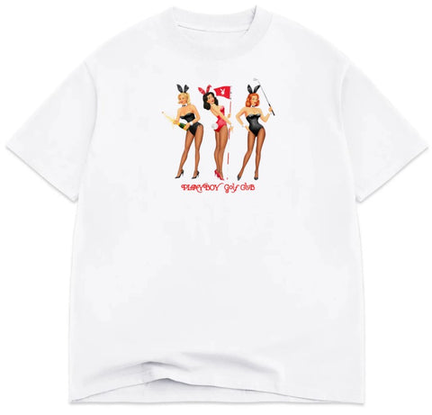 Color Bars x Playboy Who's Your Caddy Tee / White
