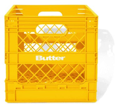 Butter Goods Collapsible Record Crate / Yellow