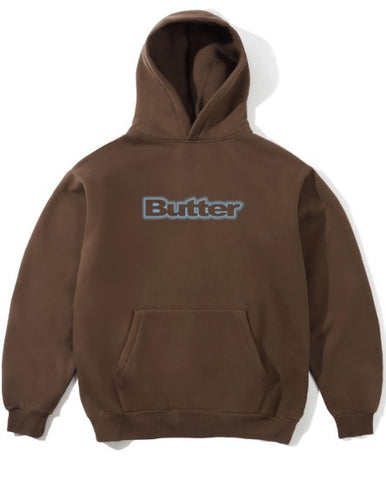 Butter Goods Radiant Logo Pullover Hoodie / Mocha