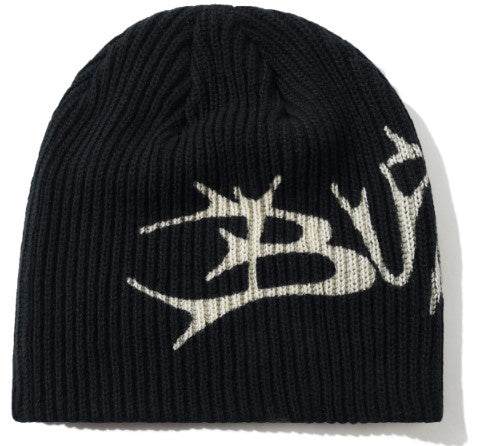 Butter Goods Scrawling Skully Beanie / Black