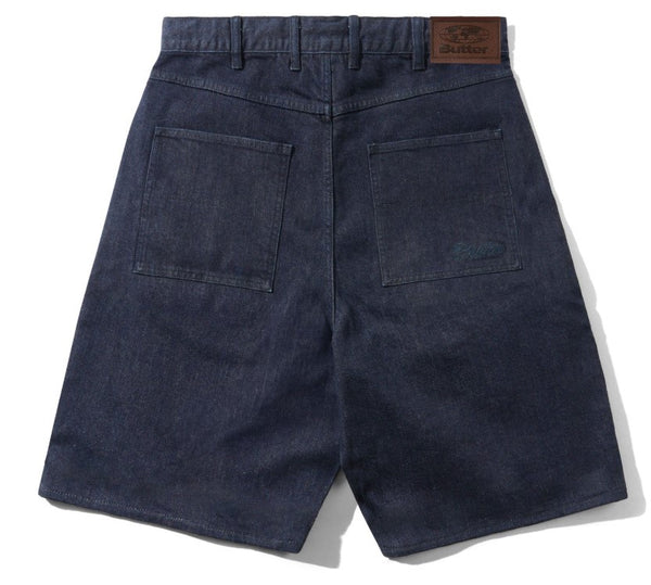 Butter Goods Trim Denim Shorts / Rinsed Indigo