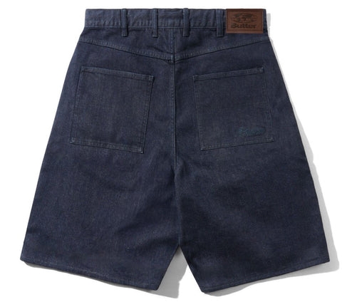 Butter Goods Trim Denim Shorts / Rinsed Indigo