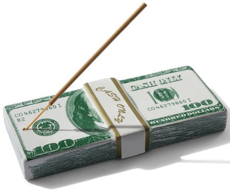 Cash Only Money Stack Incense Holder