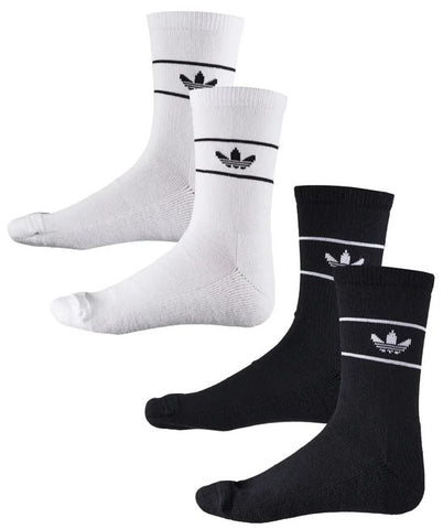 Adidas Skate Sock 2 Pack / Black / White