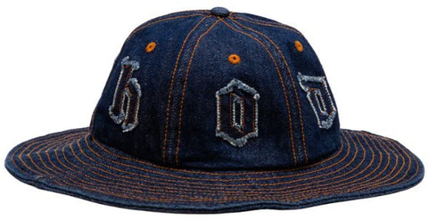 Hoddle Denim Bucket Hat / Washed Indigo