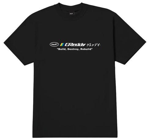 Huf x GReddy Motors Tee / Black