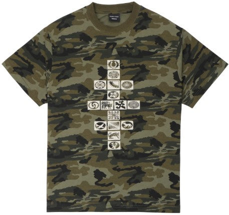 Passport Kollaasi Tee / Woodland Camo