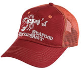 Passport Sea Food Staff Packers Hat / Lobster Red