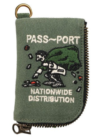 Passport Distribution Coin Pouch / Elm Green