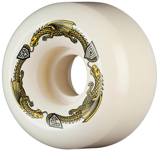 Powell Peralta Dragon Formula Rat Bones II Yellow Wheels 95a 58mm