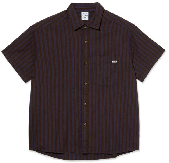 Polar Mitchell Shirt / Purple / Chocolate