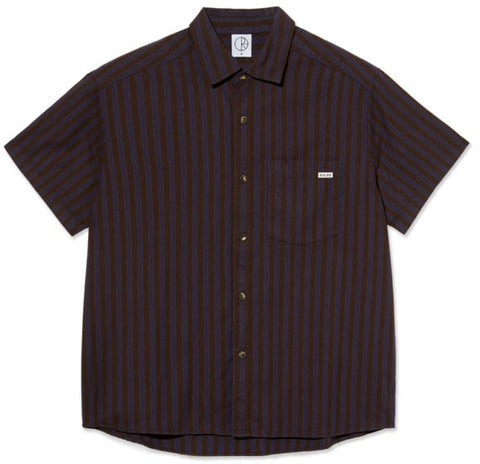 Polar Mitchell Shirt / Purple / Chocolate