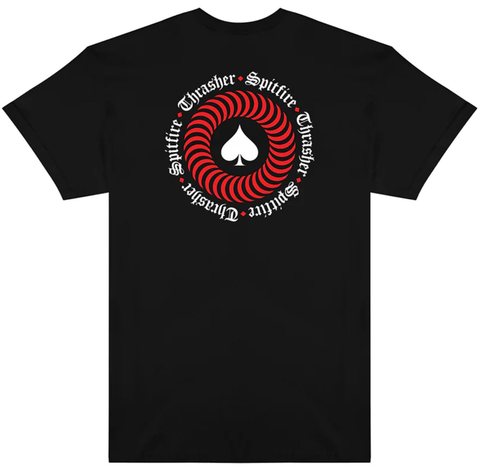 Thrasher x Spitfire The End Oath Tee / Black