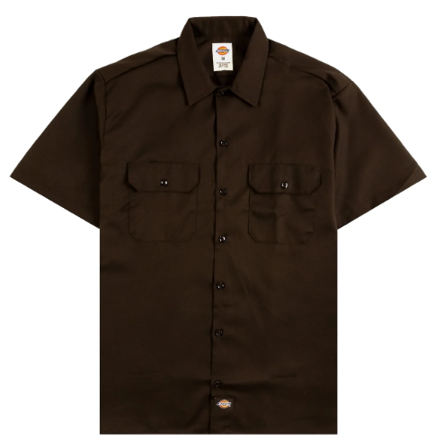 Dickies s/s Work Shirt / Dark Brown
