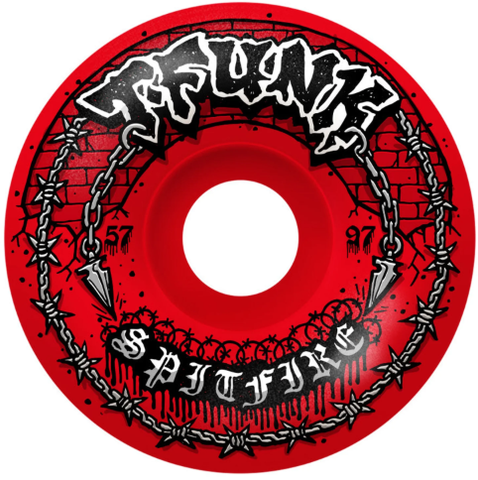 Spitfire T Funk Raw Radial Full F4 Wheels 97a 57mm