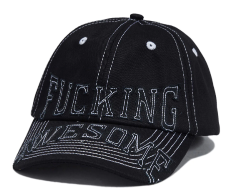 Fucking Awesome KO 6 Panel Hat / Black