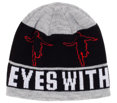 Hockey Eyes Without A Face Beanie / Grey