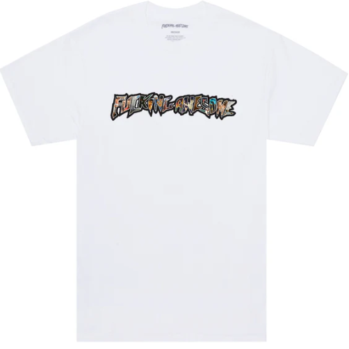 Fucking Awesome Dill Collage Tee / White