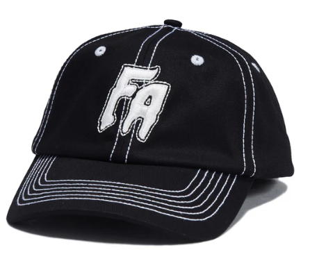 Fucking Awesome Seduction Contrast Stitch 6 Panel Hat / Black