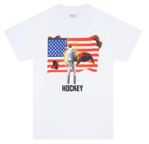 Hockey Nobody Tee / White