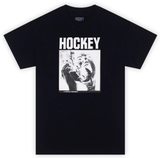 Hockey Serious Warning Tee / Black