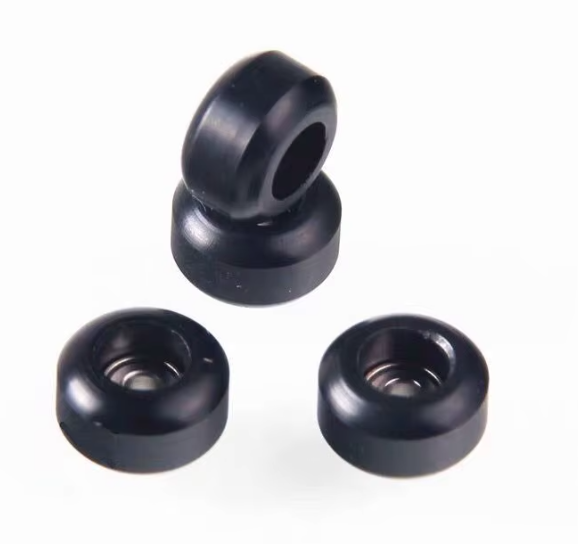 Rebel Fingerboard  Wheels Black