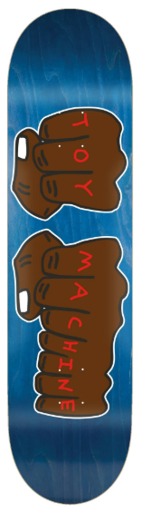 Toy Machine Fists Assorted Stains Deck 8.25"