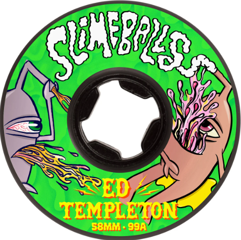 Slime Balls Ed Templeton Vomits 99a 58mm Wheels / Black