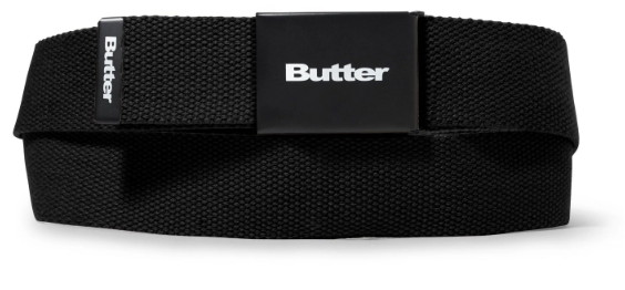 Butter Goods Logo Woven Belt / Black