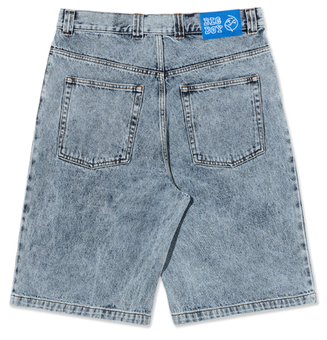 Polar Big Boy Denim Shorts / Heavy Washed Blue