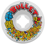Santa Cruz Bullet Riot Vomit Slime Balls White Wheels 97a 60mm