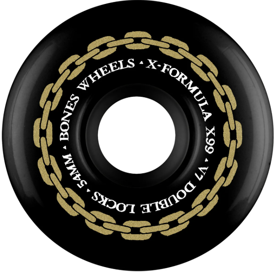 Bones X Formula Double Lock Black V7 99a 56mm Wheels