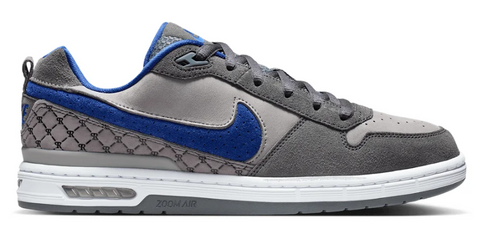 Nike SB Paul Rodriguez Zoom Air Low “Dodgers” Shoe / Flint Grey / Deep Royal Blue