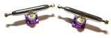 Rebel Fingerboard G2 Purple Trucks 34mm