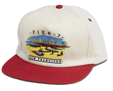 Real Pier 7 Snapback Hat / Natural