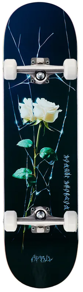 April Dashawn Jordan Cracked Rose Complete Skateboard 8"